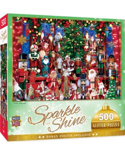 Puzzle stralucitor Master Pieces de 500 piese - Holiday Festivities