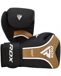 Mănuși de box RDX - Aura Plus T-17 , auriu/negru