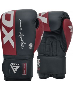 Mănuși de box RDX - REX F4, roșu închis/negru