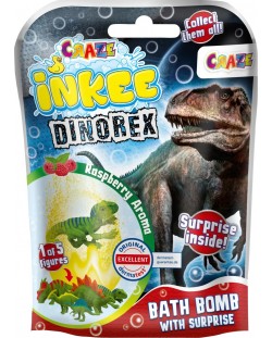 Bath bomb Craze Inkee - Dinozaur surpriză