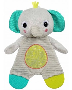 Jucărie de jucărie Bright Starts - Snuggle & Teethe - Elefant