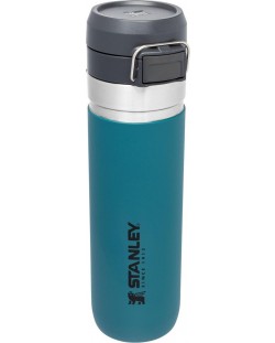 Sticlă de apă Stanley Go - Quick Flip, 1.06 L, albastru deschis