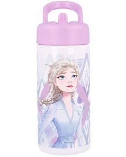Sticlă cu paie Frozen - 410 ml