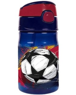 Sticlă de apă Colorino Handy - Fotbal, 300 ml