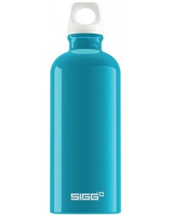 Sticlă de apă Sigg Traveller – albastru deschis, 0.6 L