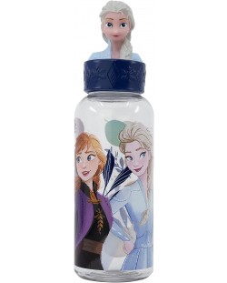 Sticlă cu figurină 3D Stor Frozen - Trust the Journey, 560 ml