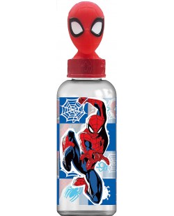 Sticlă cu figurină 3D Stor Spider-Man - Midnight Flyer, 560 ml