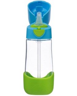 Sticlă cu pai pentru bebeluși b.box - Tritan, Ocean breeze, 450 ml