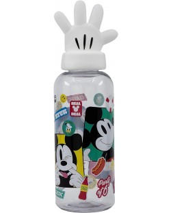 Sticlă cu figurină 3D Stor Mickey Mouse - Fun-Tastic, 560 ml