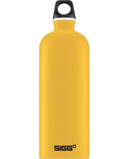 Sticla de apa Sigg Traveller – Mustard touch, galbena, 1 L