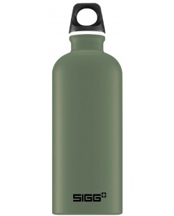 Sticla de apa Sigg Traveller – Leaf green, verde, 0.6 L