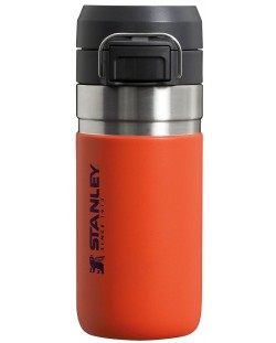 Stică de apă Stanley Go - Quick Flip, 470 ml, portocalie