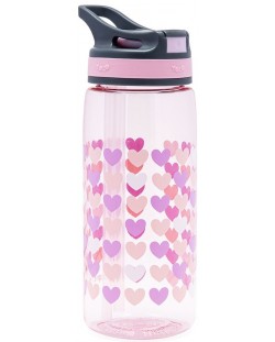 Sticlă pentru apă YOLO - 550 ml, Grilz Hearts