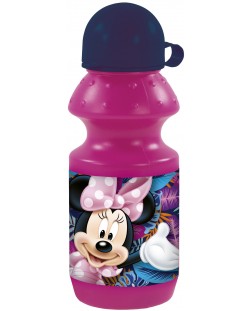 Sticla de apa Derform Minnie Mouse - Spring Palms, 330 ml