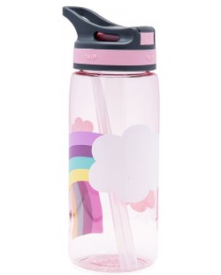 Sticlă pentru apă YOLO Rainbow - 550 ml
