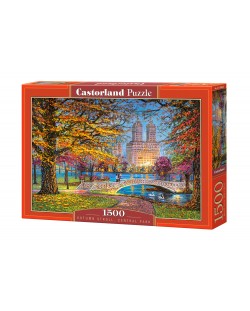 Puzzle Castorland de 1500 piese - Plimbare toamna, Central Park