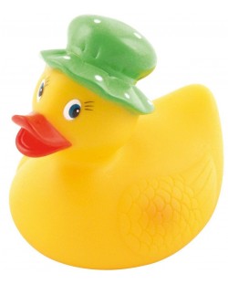 Jucărie de baie Canpol - Rață cu pălărie verde