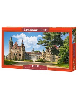 Puzzle panoramic Castorland de 4000 piese - Castelul Mosznа in Polonia