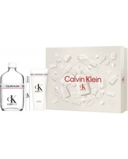 Calvin Klein Set Everyone Zero - Apă de toaletă, 200 și 10 ml + Gel de duș, 100 ml