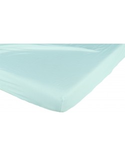 Set lenjerie de pat cu bandă elastică Candide, 60 x 120 cm, albastru cer
