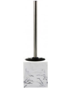 Pensulă de toaletă Inter Ceramic - Lane, 13,5 x 39 cm, marmură albă