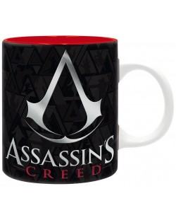 Cană ABYstyle Games - Assassin's Creed - Crest black & red