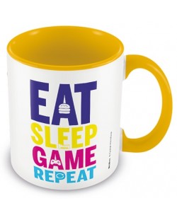Cana Pyramid Humor: Gamer - Eat, Sleep, Game, Repeat