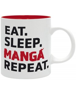 Cană The Good Gift Humor: Adult - Eat, Sleep, Manga, Repeat