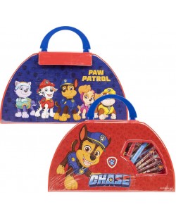 Set de pictura Cerda Paw Patrol - Într-o servietă, 50 piese