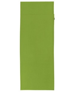Foaie pentru sacul de dormit Sea to Summit - Silk-Cotton Blend Travel Liner - Traveller,cu buzunar pentru pernă, verde