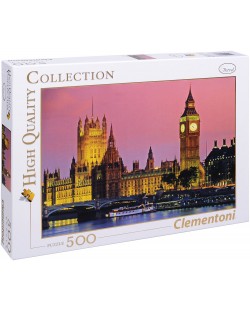 Puzzle Clementoni de 500 piese - Londra, Big Ben