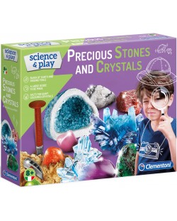Set stiintific Clementoni Science & Play - Pietre pretioase si cristale