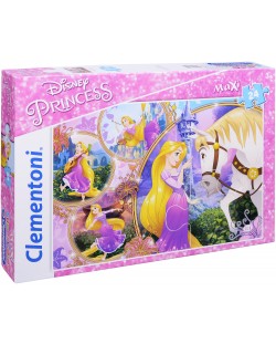 Puzzle Clementoni de 24 maxi piese - Rapunzel si talharul