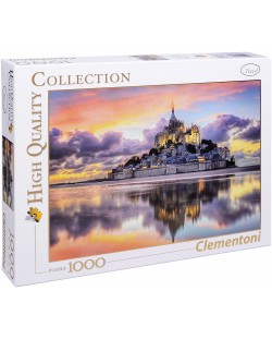 Puzzle Clementoni de 1000 piese - Minunatul Mont Saint-Michel