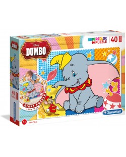 Puzzle de podea Clementoni de 40 piese - Dumbo