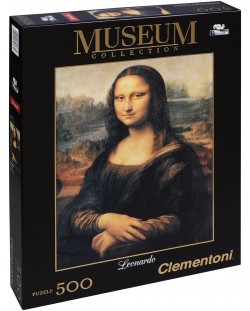 Puzzle Clementoni de 500 piese - Mona Lisa, Leonardo da Vinci