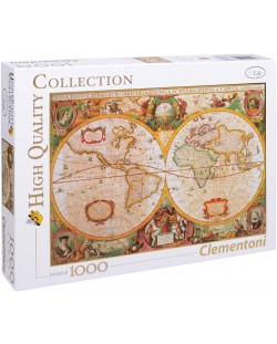 Puzzle Clementoni de 1000 piese - Harta antica a lumii