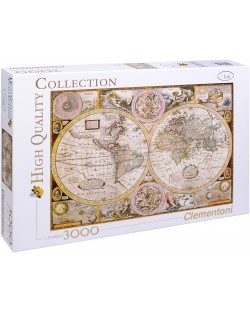 Puzzle Clementoni de 3000 piese - Harta antica a lumii