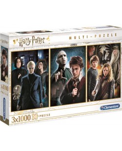 Puzzle Clementoni din 3 x 1000 piese -Harry Potter