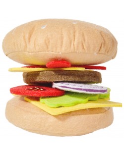 Set de joaca Classic World - Hamburger din material textil