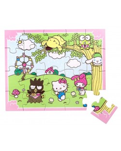 Puzzle din lemn  Micki - Hello Kitty, 20 piese