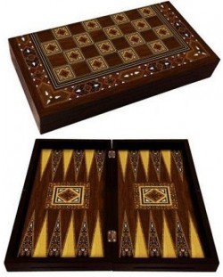 Joc de table din lemn Antic Mosaic