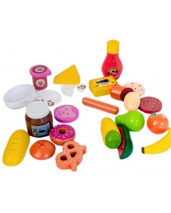 Set din lemn Acool Toy - Cutii de alimente