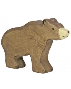 Figurină din lemn Holztiger - Urs, maro 