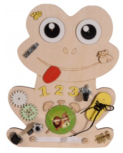 Tablă de lemn Montessori - Moni Toys - Broască