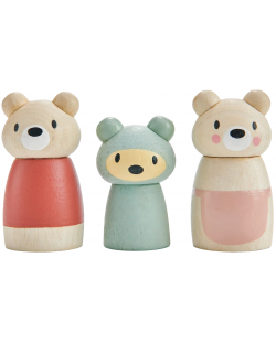 Figurine din lemn Tender Leaf Toys - Ursuleți