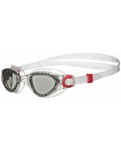 Ochelari de înot Arena pentru femei - Cruiser Soft Training, transparent/roșu