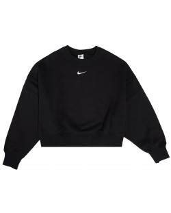 Bluză pentru femei Nike - Phoenix Fleece OOS Crew, neagră