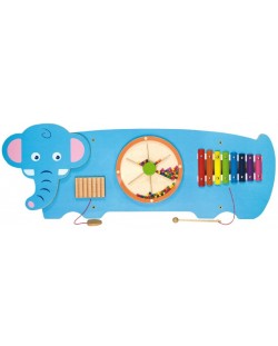 Jucărie de perete din lemn Viga - Elefant