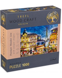 Puzzle din lemn Trefl de 1000 piese - Aleea Franceza